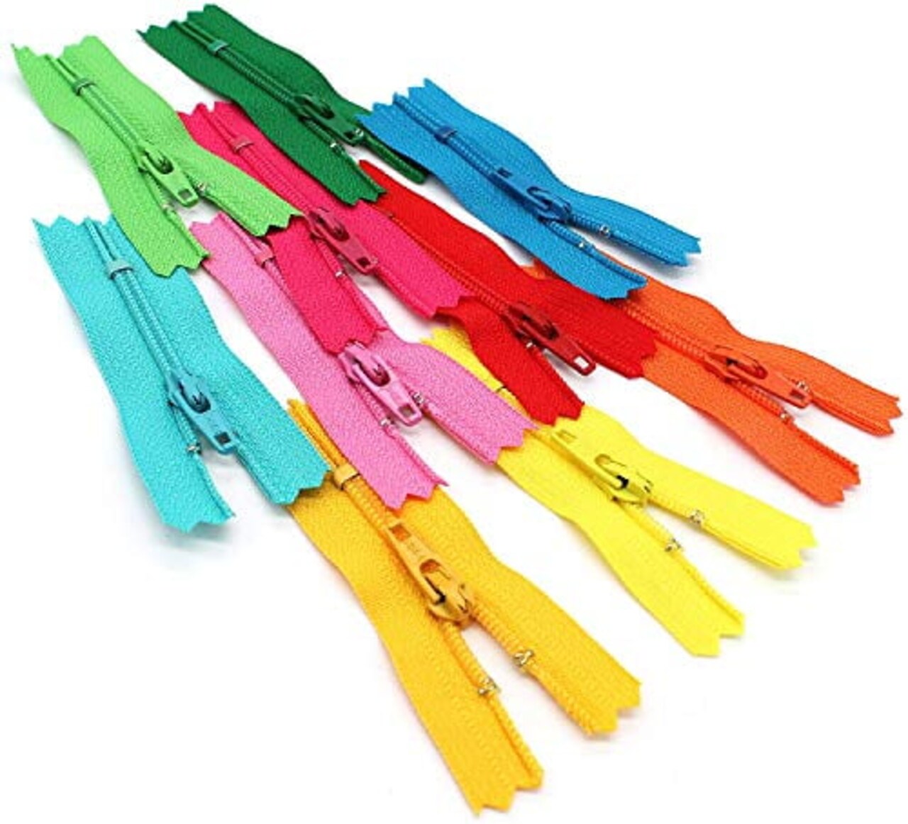 #3 2" Inches YKK Skirt & Dress Coil Zipper Assortment - Choose Your Quantity - Assortment of Seasonal Colors - Made in The United States (10)
